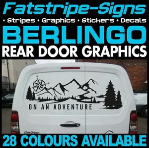 passend für CITROEN BERLINGO ADVENTURE COMPASS CAMPER VAN AUFKLEBER GRAFIK AUFKLEBER - Bild 1 von 2