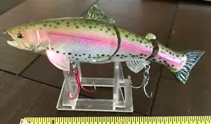 Real California Premium 5" Rainbow Trout bait Lure Jointed Minty - Picture 1 of 7