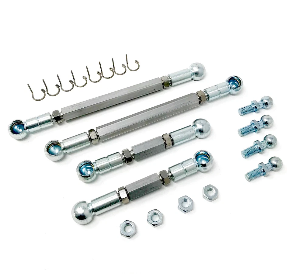 Tieferlegung passend für Mercedes S W222 Airmatic Luftfahrwerk Koppelstangen> - Bild 1 von 1