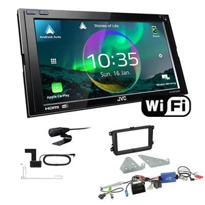 JVC Autoradio WiFi Apple CarPlay DAB für Volkswagen VW Passat ab 2005 Canbus LFB - Bild 1 von 7