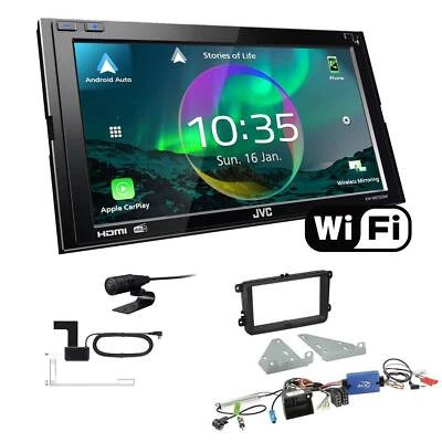 JVC Autoradio WiFi Apple CarPlay DAB für Volkswagen VW Passat ab 2005 Canbus LFB - Bild 1 von 4