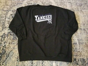 Majestic New York Yankees Baseball Sweatshirt Black Mens Size 5X - Picture 1 of 10