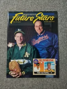 BECKETT FUTURE STARS PRICE GUIDE MAY 1991 ISSUE #1 NOLAN RYAN TODD VAN POPPEL - Picture 1 of 2