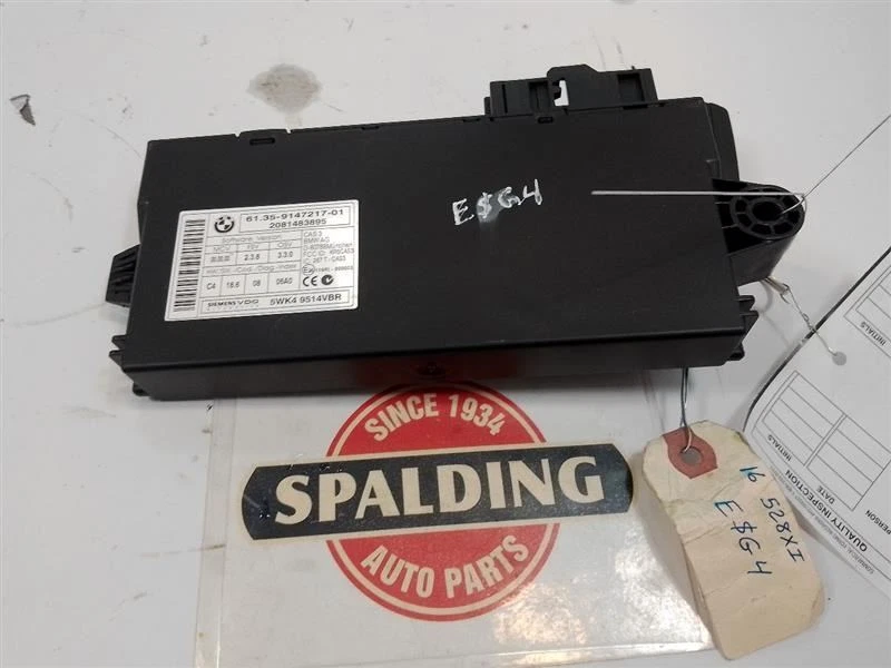 61359147217 Chassis ECM Theft-locking from 2008 BMW 528I 11133937 - Image 1 of 4