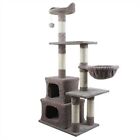 Purrshire Multi Level Cat Tower with 2 Luxury Condos and Padded Plush