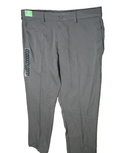 Pantalone Haggar Performance Uomo 40x32 Grigio Vestibilità Dritta Antirughe Nuovo B114 - Foto 1 di 5