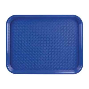 Chefset 7732 Vassoio grande blu per fast food P/P 18"x14" (455x355mm) - Foto 1 di 3