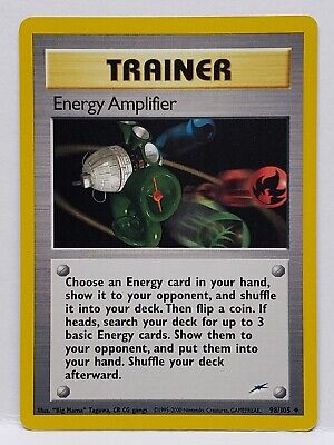 Energy Amplifier 98/105 Neo Destiny Unlimited WOTC 2000 Pokemon Card VLP-NM