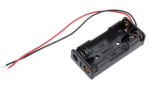 Battery Box x 2 Cells, AAA Size for Charging, LED & Others - Picture 1 of 1