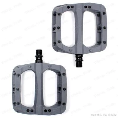 Pedales MTB plataforma descenso bicicleta grande HT Components PA03A - gris Foto 1 de 4