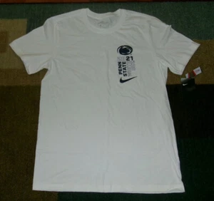 Rare NEW w/Tags Nike PENN STATE NITTANY LIONS Football 2021 WHITE OUT SHIRT M - Picture 1 of 3