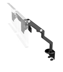 NUEVO M8 Humanscale Doble Monitor Brazo Transversal - Abrazadera Negra Montaje de Escritorio M8CB1C - Imagen 1 de 8