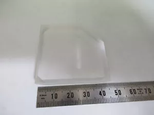 OPTICAL PYREX truncated GLASS FROSTED one side OPTICS AS PICTURED S8-A-80 - Picture 1 of 10