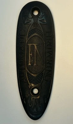 Espingarda semi-automática vintage FN Browning A5 5-1/32X1-3/4"X3-3/8" Buttplate(87) - Imagem 1 de 4