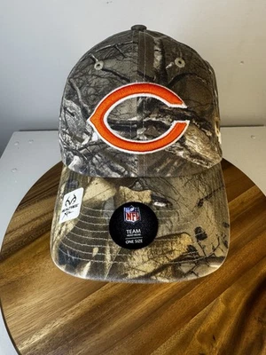 Nuevo Chicago Bears 47 Marca RealTree Camuflaje Limpieza Gorra/Sombrero Ajustable Foto 1 de 4