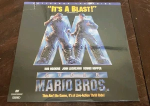 Super Mario Bros. Letterbox LaserDisc Retro Video 1993 Nintendo Game Movie W11 - Picture 1 of 16