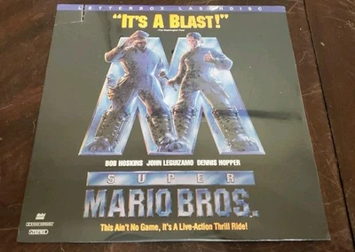 Super Mario Bros. Letterbox LaserDisc Retro Video 1993 Nintendo Game Movie W11 - Image 1 of 4