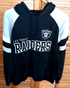 Las Vegas Raiders Herren Large Hoodie Kapuzenpullover schwarz bestickt NFL - Bild 1 von 7