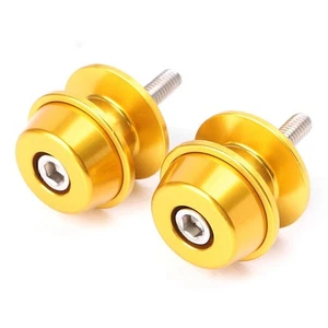 CNC 6MM Schwingenschieber Spulen für Suzuki GSXR600 GSXR750 GSXR1000/250R Gold - Bild 1 von 2