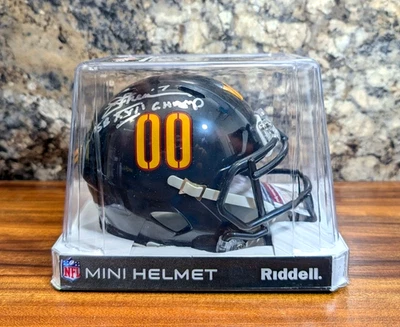Joe Theismann Washington Commanders Signed Mini Helmet "SB XVII Champ" JSA - Image 1 of 4
