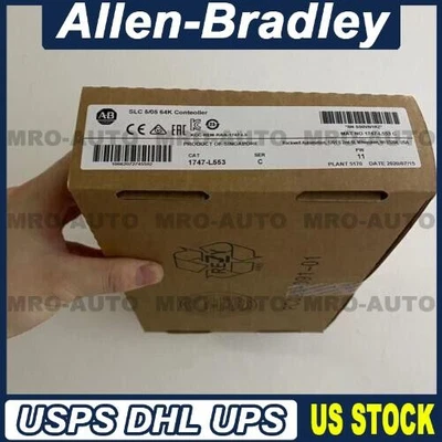 New Factory Sealed AB 1747-L553 SER C SLC 500 5/05 CPU Processor Unit 1747L553 - Image 1 of 3