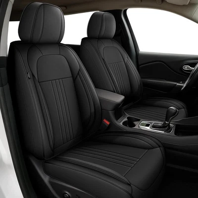 Seat Covers For Hyundai Sonata 2007-2025 Faux Leather Waterproof (2/5 Seats） — 第 1/2 张图片