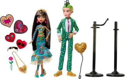 Monster High Howliday Love Edition Dolls, Cleo De Nile & Deuce Gorgon