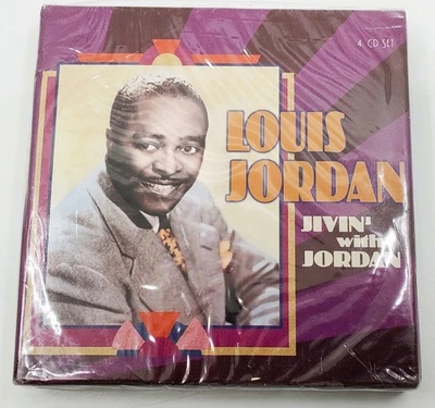 LOUIS JORDAN Jivin' With Jordan  4 CD Box Set Proper Records Import **NEW SEALED - Image 1 of 4