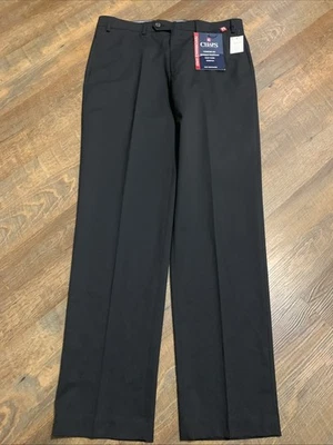 NEW Chaps Men's Suit Separate Pants Stretch Wool Blend Black 36x34 Performance - Image 1 of 4