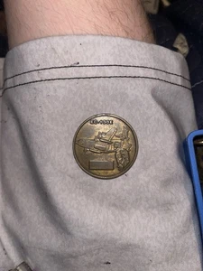  42nd Airborne Very Rare Challenge Coin Ec130e ACCS - Picture 1 of 2