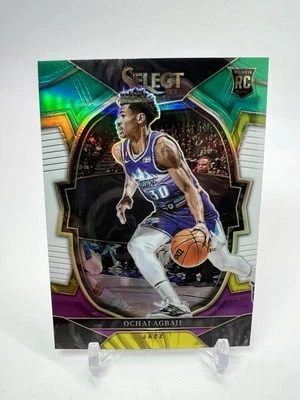 2022-23 Panini Select Ochai Agbaji RC #96 Concourse Tri-Color Prizm - Image 1 of 2