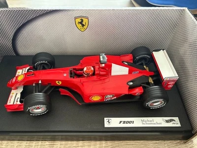 Modellino Ferrari F2001 scala 1/18 mini auto rossa Michael Schumacher - Immagine 1 di 4