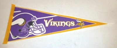 Banderín de fieltro de colección Minnesota Vikings 30"x12" de Rico Industries Tag Express LEER Foto 1 de 4