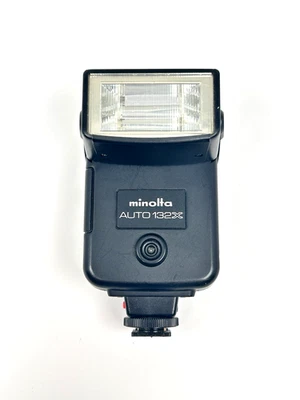 Minolta Auto 132x Shoe Mount Flash w/ Case & Original Box - Tested - Excellent - Image 1 of 4