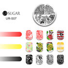 Nail Art Stamping Plates Image Plate Decoration VALENTINES Day Rose Flowers UR07
