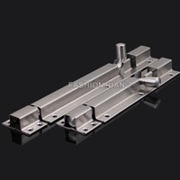 2PCS Stainless Steel Heavy Duty Slide Door Bolt Barrel Latch Gate Security Locks