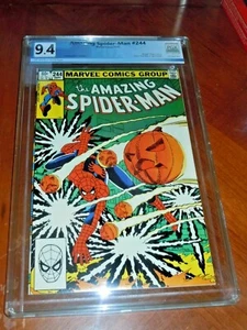 AMAZING SPIDER-MAN #244 (1983)  NM (9.4) cond. PGX Cert.  KEY: 3rd HOBGOBLIN - Picture 1 of 2