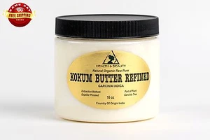 KOKUM BUTTER REFINED ORGANIC NATURAL RAW PRIME FRESH 100% PURE 32 OZ, 2 LB - Picture 1 of 12