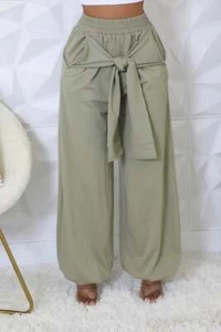 High-waisted Stretch Pants - Picture 1 of 3