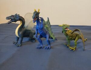  MOJO Sea Dragon & Other Dragon Fantasy Figure Lot 