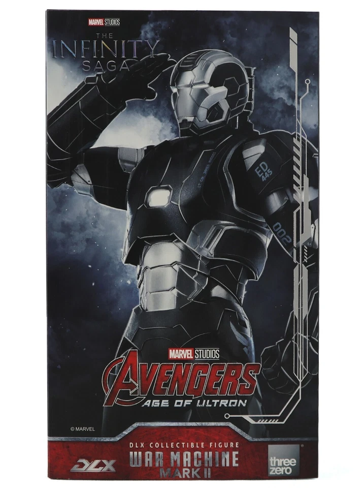 Figura ThreeZero Marvel Studios The Infinity Saga DLX War Machine Mark 2 Nueva Foto 1 de 4