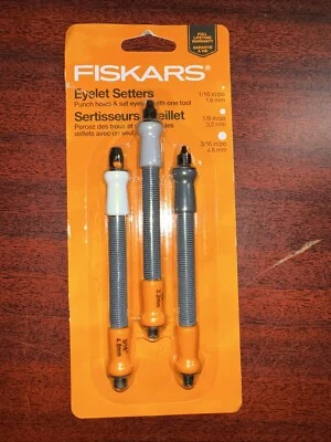 Fiskars Eyelet Setters Hold Punch & Eyelet Setter NEW - Image 1 of 2