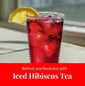 75 Hibiscus Tea Bags, Pure Hibiscus Tea, Te de Hibisco, Perfect For Iced Tea - Picture 1 of 12