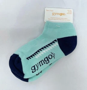 New Gymboree Gymgo Athletic Socks Teal Low Cut Girls Shoe Size 11-12 - Picture 1 of 2