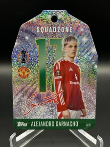Topps Match Attax UEFA 2024/25 Alejandro Garnacho Gr. 17 Squadzone Exclusive - Bild 1 von 2