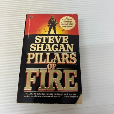 Pillars of Fire Historical Fiction Paperback Book Steve Shagan Pocket Books 1990 - Image 1 of 4