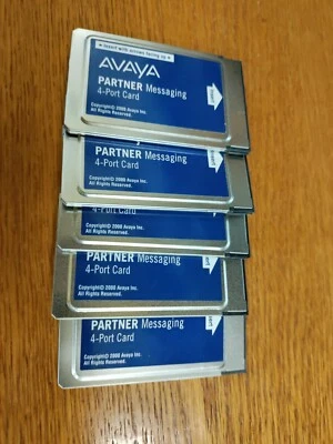 5 Avaya Partner Messaging 4 Port License Card for PMM R1 R6 R7 (700262462) 515B1 - Image 1 of 3