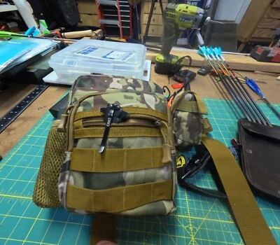 Cross Body  Bag/Tactical/ Archery& Fishing  /Front or Side Quiver Option/hip - Image 1 of 3