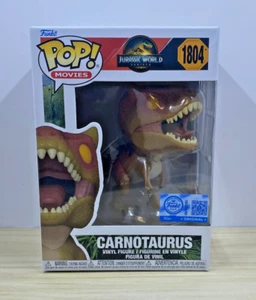 Funko Pop! Movies #1804 Jurassic World: Rebirth - Carnotaurus Target Exclusive - Imagen 1 de 6