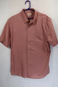 Faherty Button Down Short Sleeve Lightweight Shirt Men’s Sz XL Red Button Down - Picture 1 of 10
